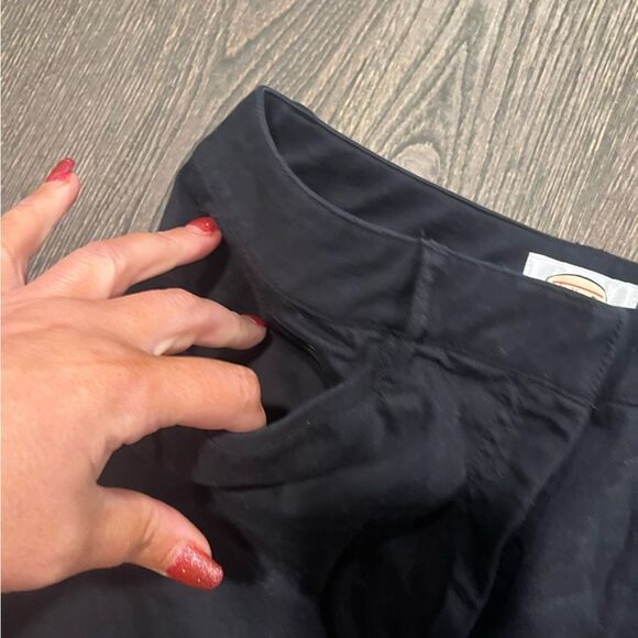 Talbots Womens Black High Waisted Stretch Career Work wear Straight Leg Pants 4 - Picture 10 of 12